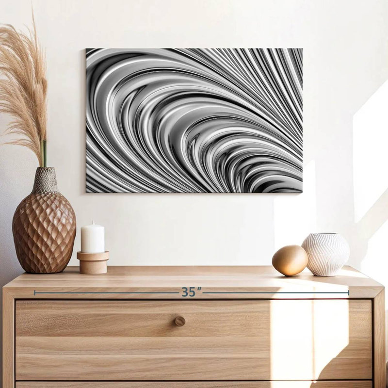 Avery Metal Wave, 16" H x 24" W