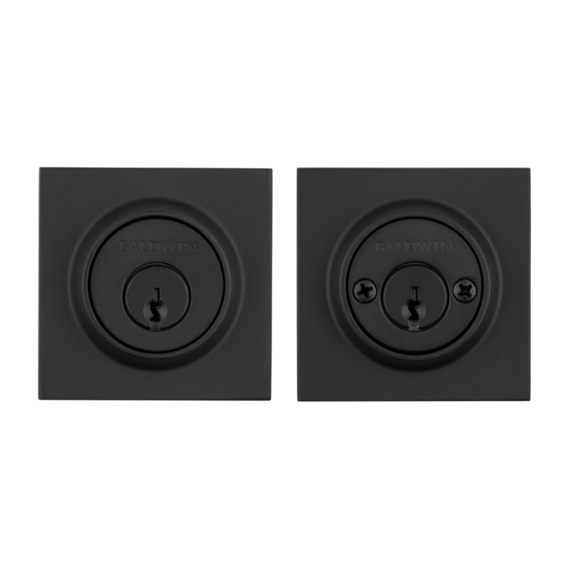 Baldwin Double Cylinder Deadbolt Deadbolt, Keyed Alike, Yes