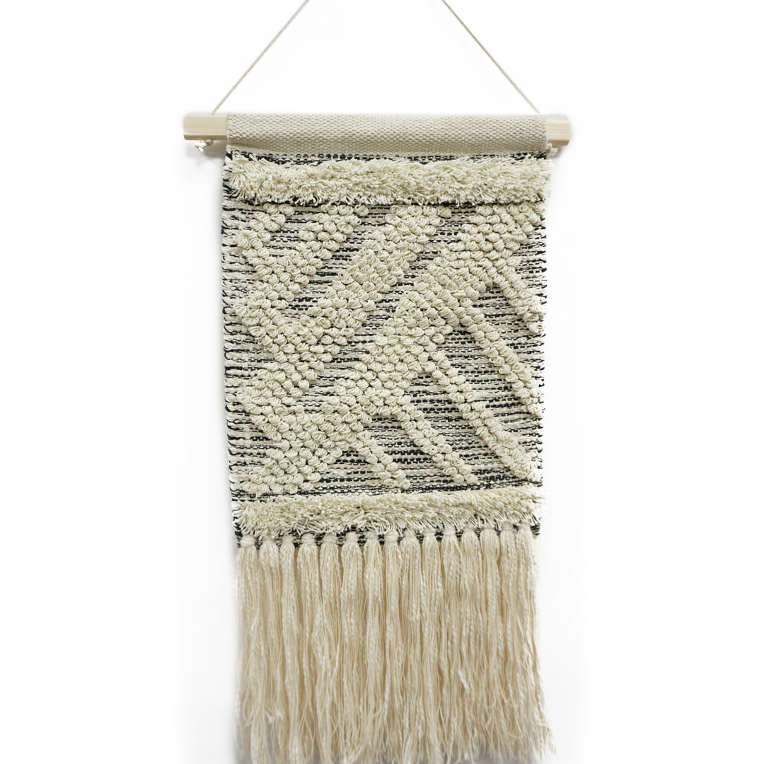 Hand Woven Blended Fabric Wall Hanging Dakota Fields