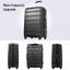 Ensemble de valise à roulettes 3 pièces avec serrure TSA 20 "24" 28 "Disponible