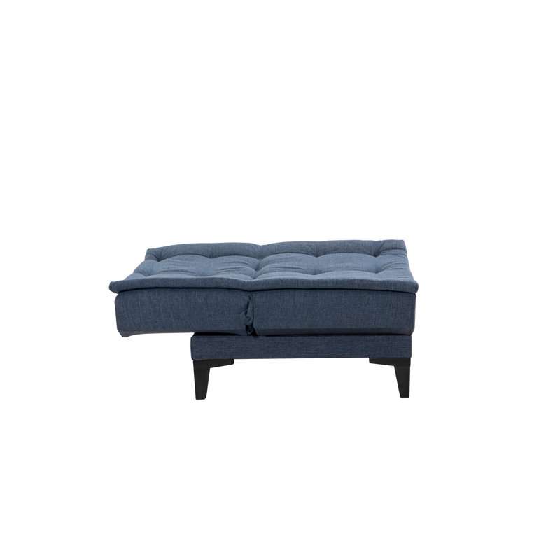 Ensemble de canapé 3 pièces Sky, 100 % lin bleu marine