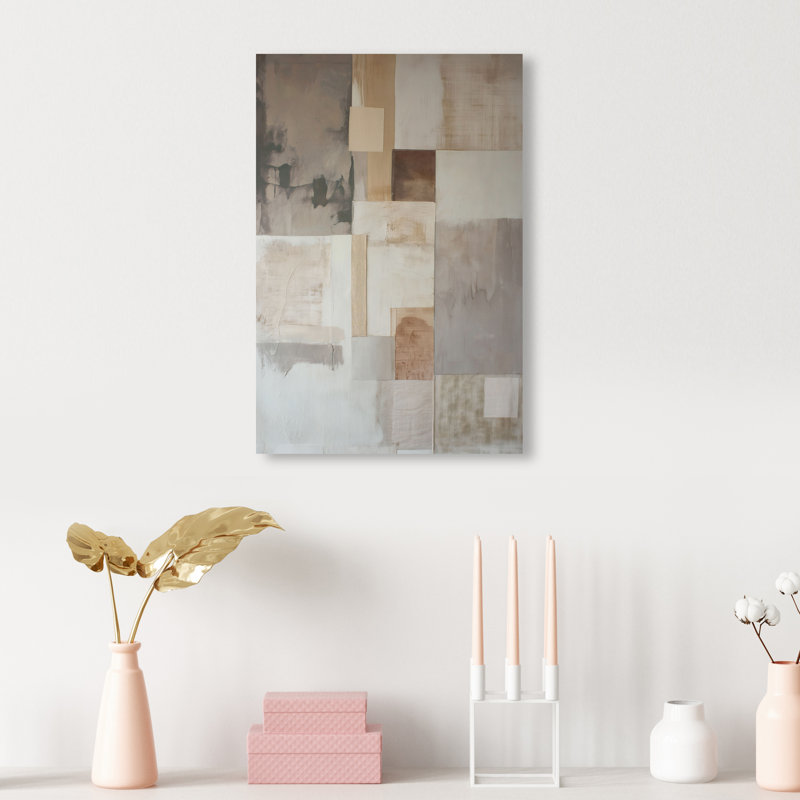 Dustveil (I) Canvas Abstract Print by Oliver Gal, Black Frame, 10 x 15, 15"H x 10"W, Canvas Unframed