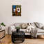 «Cat Confidence Self Portrait Grain Floater», art mural sur toile par Lucia Heffernan pwp-184-1264875657-1273134480