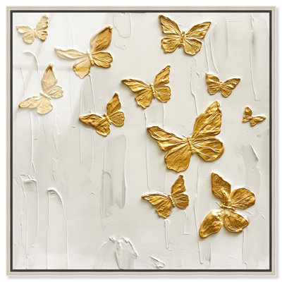 Mariposas a Volar, encadré argenté, encadré argenté