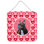 «Burniece Valentine's Love and Hearts», reproduction sur plaque