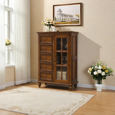 Armoire de rangement de salon rétro