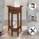 Carbin 24" Tall End Table with Shelf