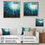 «Blue Minimalisme Moon II» sur toile-1675301482-1675301483