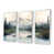 Toile avec cadre flottant blanc
