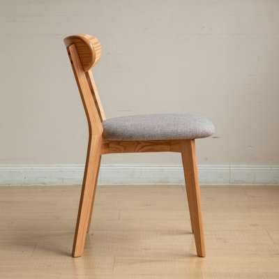 (Set Of 4 Pcs) Dining Chair Wooden FAS Grade Oak Natural Wood Made In North America 100% Dirt-Free Wood Chair Solid Chair Table Chair