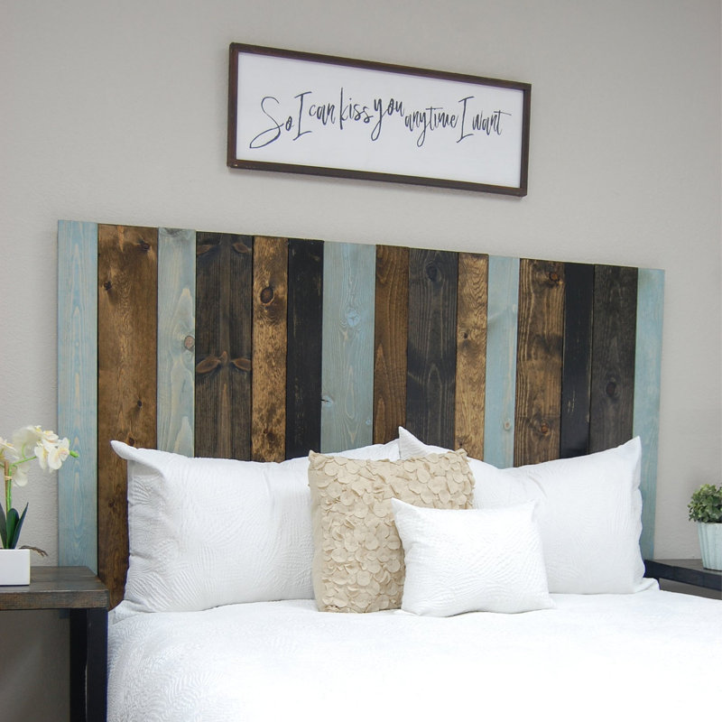 Solid Wood Headboard, King