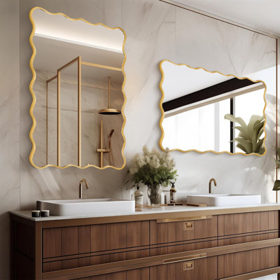 Miroir mural Wavy