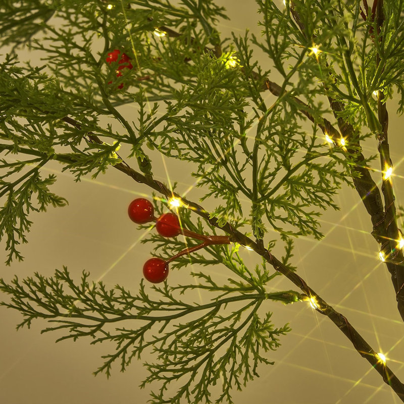 4FT Lighted Artificial Small Pine Tree