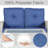 Wicker 4 - Person Patio Conversation Set with Cushions-481584695-481584694