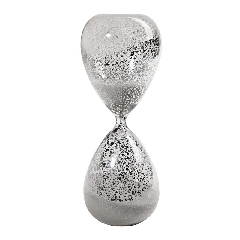 Asana Hourglass, Clear/White
