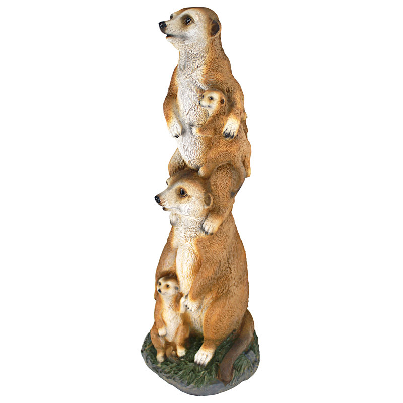 Meerkat Generations Garden Statue