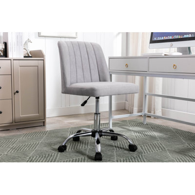 Nisa Fabric Office Chair with Chrome Base