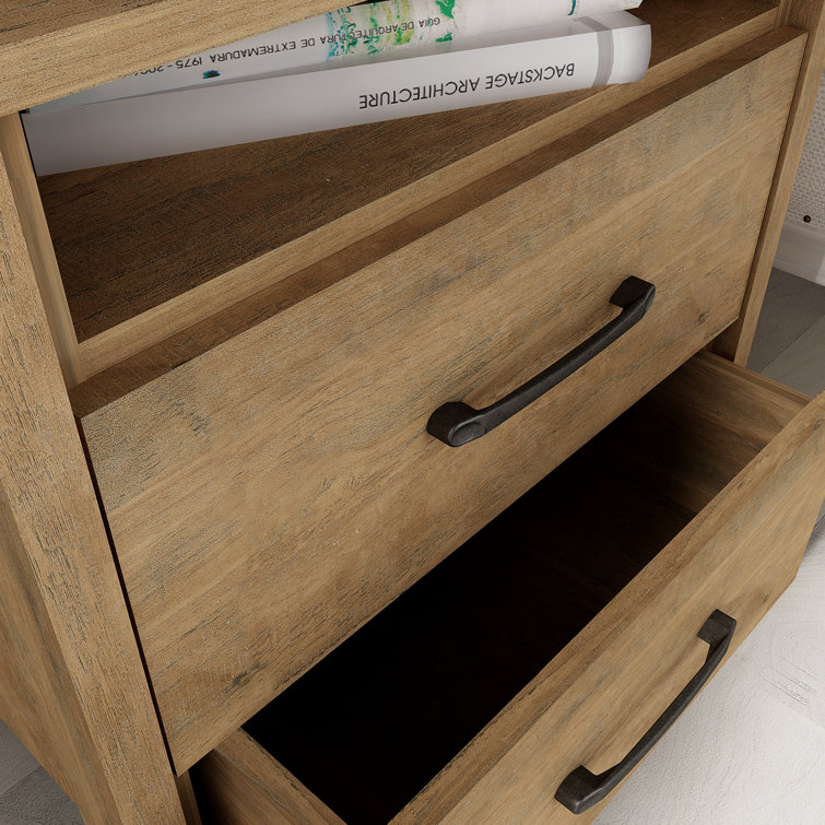 Allysyn 22.7" 2 Drawer Nightstand