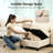 Boneless Oversized Eight-seater sleeper sofa Compression Chenille Convertible Sofa with Storage, Beige