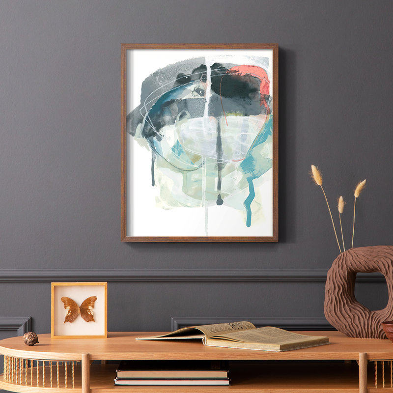 «Stone Aperture III», reproduction encadrée - bois massif, Brun, H 10 po x l 8 po