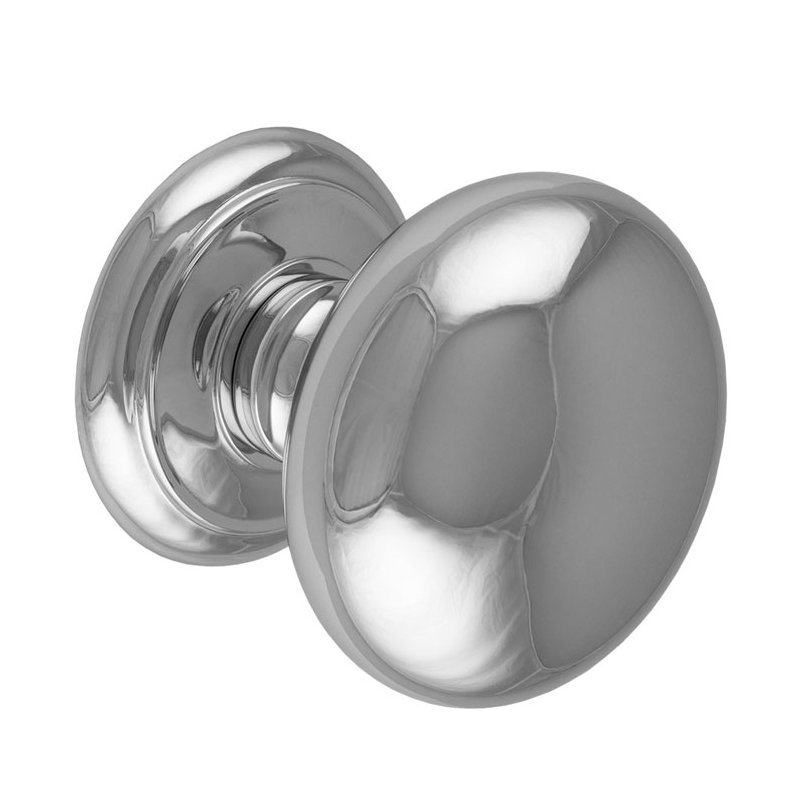 Single Dummy Door Knob, Polished Chrome