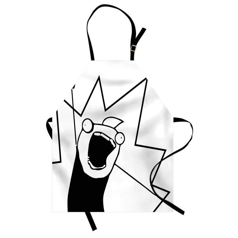 No Pattern Bib Apron