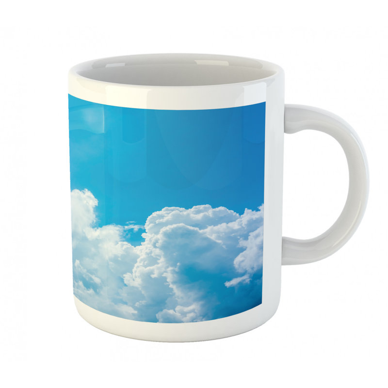Grande tasse à café clouds