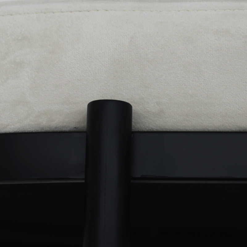 Sagebrook Home 48" Kinross Cream Velvet Bench