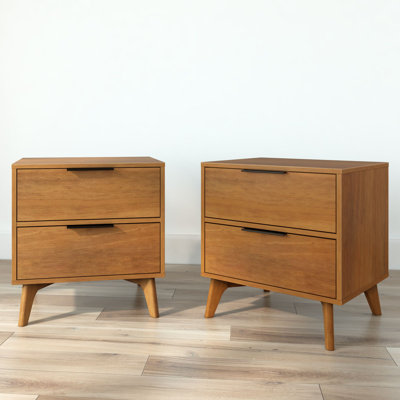 Haven 2 Drawer Nightstand with Handle