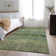 Premium Machine Washable Prisco Green Rug