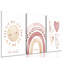 3 Piece Wrapped Canvas Wall Art