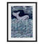 «Stormy Ocean Waves Whale», reproduction sous verre encadrée, conception par Connie Summers-363994063-363994056
