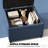 Entryway Bench, Round Storage Ottoman Bench