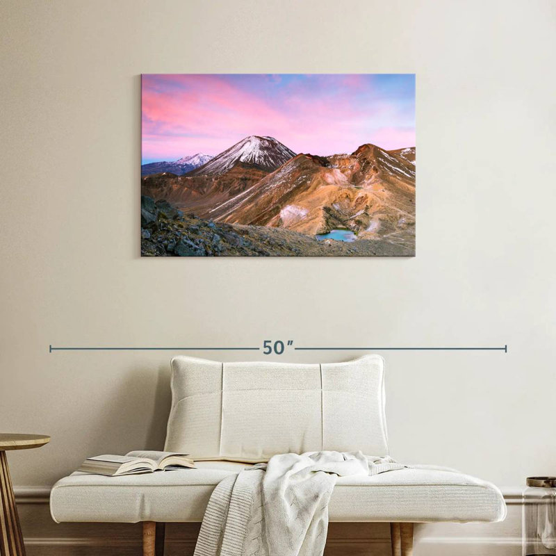 Senne Tongariro Mountainscape, 24" H x 36" W