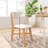 Abacus Universal Expert Dining Chair, Modern Scandinavian Solid Wood, Curved Back