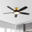 2 ventilateurs de plafond encastrés de 52 pouces avec lumières-66400584