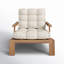 Beck Outdoor Teak Lounge Chair