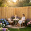 Rouleau de clôture en bambou naturel 6 pi x 8 pi - Panneau de filtrage d'intimité pour le jardin, le patio et la piscine, lattes résistantes aux intempéries traitées avec chaleur et fil antirouille, installation facile et flexible
