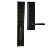 Bravura 980G-939 Active Charleston Handleset with Charlotte Lever in Matte Black - R