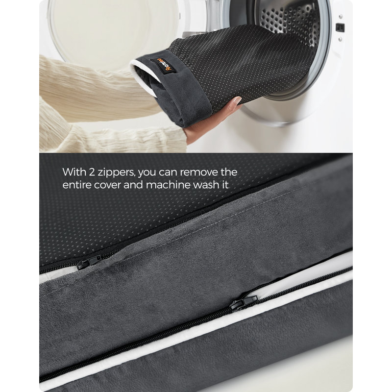 Polyester Pet Bed, Dark Grey