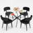 47 Inch Round Glass Dining Table Sets-1746705867-1746705909-1746705908