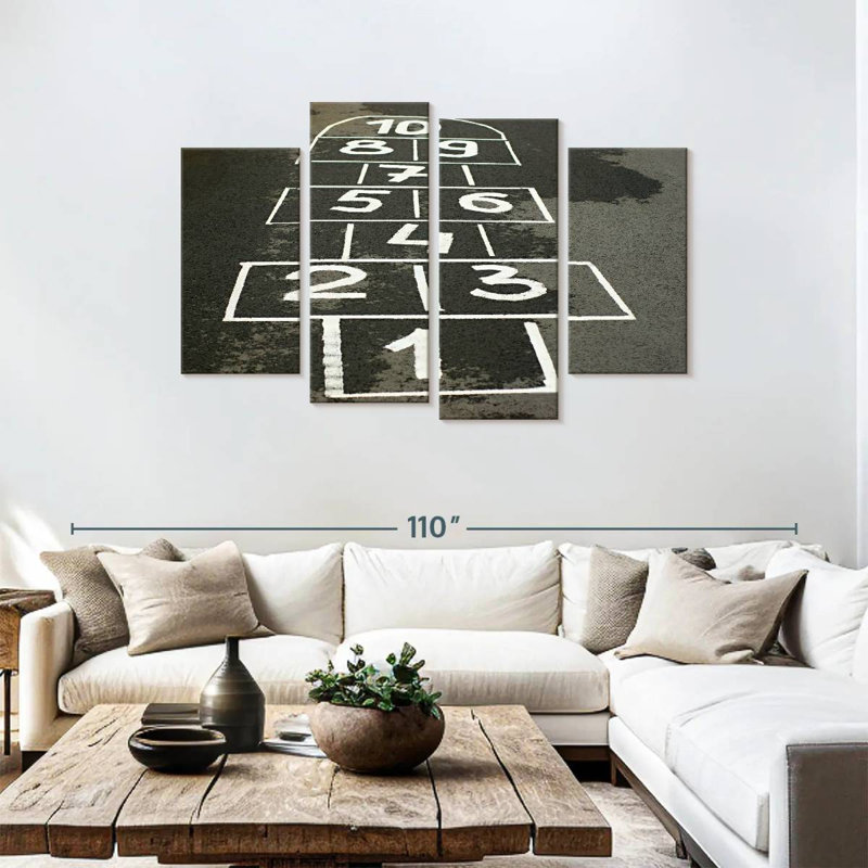 Ashelle Hopscotch, 48" H x 75" W