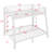 Metal Bunk Bed For Teens And Adults, Space Saving Design