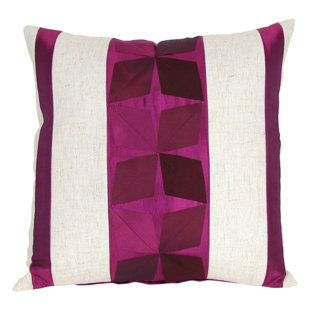 Purple Flower Throw Pillow