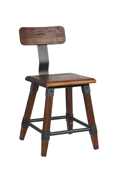 Chaise Elmwood en finition noyer