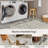 Clotilde Vintage Machine Washable Area Rugs Perfect for Living Room, Dining Room, Bedroom-1133988598