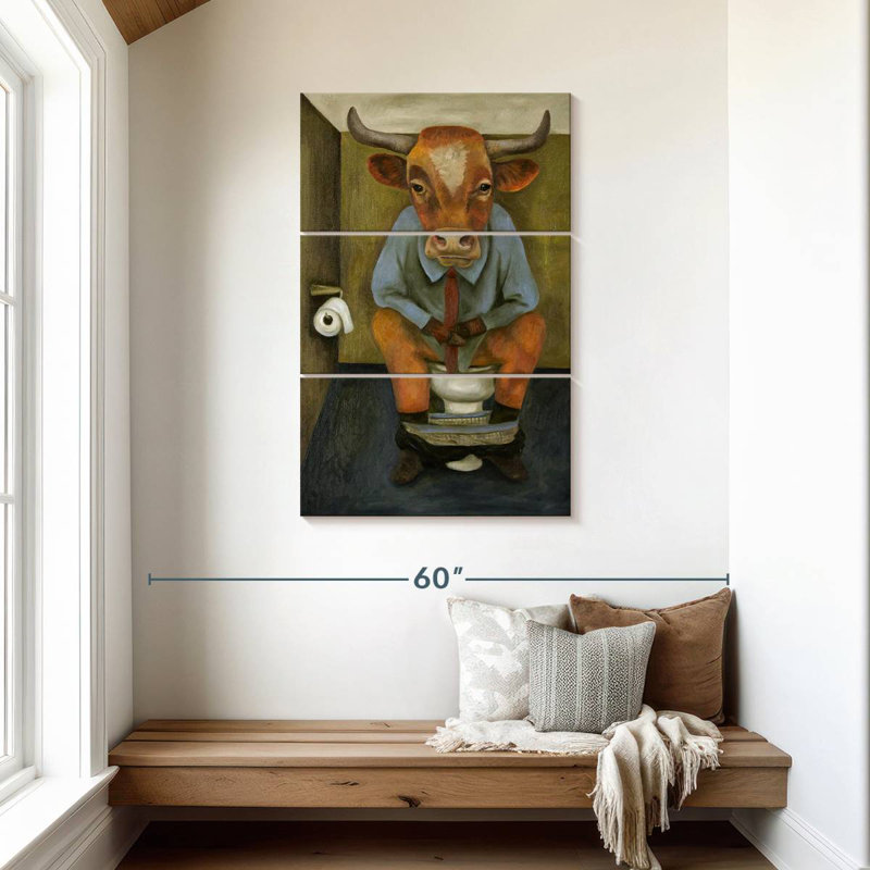 Bull Shitter, 45" H x 28" W