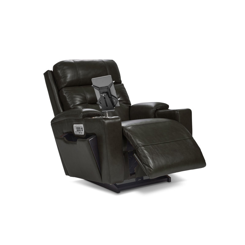 Fauteuil inclinable électrique Neo, Cuir synthétique gris
