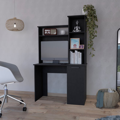 Bureau d'ordinateur avec une grande surface de travail