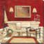 «Salon Rouge IV» par Charlene Olson-452655125-452655124